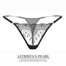 Hot ! Sexy Lady Panties Thong Embroidery Transparent G String Sexy Women Underwear Seamless Sexy Panty Female Underpants T-back 2024 - buy cheap