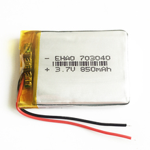 3.7V 850mAh 703040 Lithium Polymer LiPo Rechargeable Battery cell For Mp3 PAD DVD E-book bluetooth headset Speaker MP4 Recorder 2024 - buy cheap
