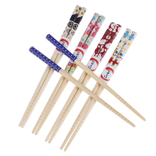 Joint Chopstick Kids Chopsticks Tableware Gifts For Children Cute Cartoon Natural Bamboo Chopsticks 2024 - buy cheap