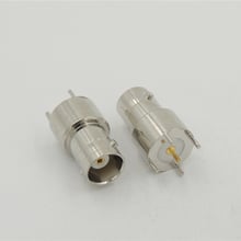 Conector hembra BNC para placa de PC, conector adaptador Coaxial RF recto para soldadura de montaje PCB 2024 - compra barato