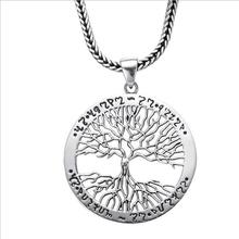 LUKENI Hot Men Silver 925 Clavicle Necklace Jewelry Top Quality Boy Tree Piercing Pendant Necklace For Women Accessories Fashion 2024 - buy cheap