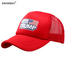 Trump 2020 Baseball Cap Vote Trump American Flag Adjustable Snapback Men Women Sun Mesh Hat Make America Great Again Trucker Hat 2024 - buy cheap