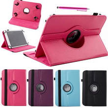 360 degree Rotate 7" Universal PU Leather Cover Case Skin For 7 Inch tablet PC Flip Stand Case Protector Shell Skin Capa +Pen 2024 - buy cheap
