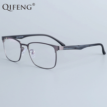 Qifeng óculos de espetáculo, óculos para homens, computador, prescrição óptica, armação para homens, lentes transparentes qf12010 2024 - compre barato