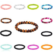 Obsidian Tiger Eye natural stones onyx onyx beads bracelet jewelry pink crystal stone bracelets for women new year gifts 0740 2024 - buy cheap