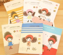 Free ship!1lot=48pc!cute girl small cute notebook/cartoon mini diary book/Student prize/creative stationery 2024 - buy cheap