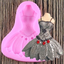3D Skirt Silicone Mold Party Cake Decorating Tools Fondant Cake Baking Mould Chocolate  Candy Clay Gumpaste Moulds 2024 - buy cheap