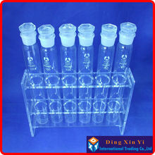 Estante de tubo colorimétrico de vidrio orgánico 100 mlx6 de laboratorio + Tubo colorimétrico de vidrio de 6 piezas de ml 2024 - compra barato