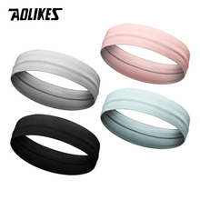 AOLIKES Sport Sweat Headband Men Sweatband For Men and Women Head Sweat Band Run Football Headscarf Anti-slip Elastic HairBand 2024 - buy cheap