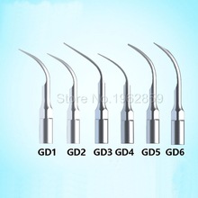 6pcs/lot Ultrasonic Dental Scaler Tip GD1 GD2 GD3 GD4 GD5 GD6 Compatible with SATELEC/DTE/GNATUS Dental Lab Equipment Instrument 2024 - buy cheap