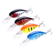 HENGJIA hard crankbaits fishing lures wobbler pike carp trout fishing tackles 1pc mini 3D eyes 2024 - buy cheap