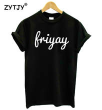 Женская хлопковая Футболка с буквенным принтом Friyay, забавная футболка для девушек, хипстерская футболка Tumblr, Прямая поставка, HH-221 2024 - купить недорого