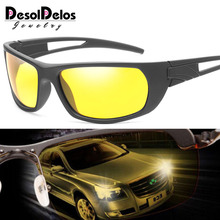 Óculos de sol masculino uv400, óculos de sol com lentes polarizadas em plástico preto e oval para mulheres g062, 2019 2024 - compre barato