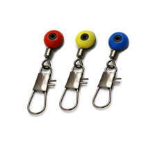 Shared with fish 20Pcs Space Beans Fishing Connector Float Connector Rolling Swivel Fishing Supplies Carry Fishing Tackle tool 2024 - buy cheap