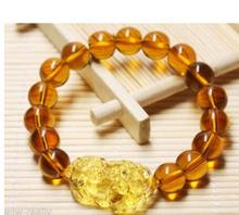 Wholesale price Fashion Feng Shui Yellow Pi Yao Pi Xiu Bracelet Bead for Wealth Luck 10mm 2024 - buy cheap