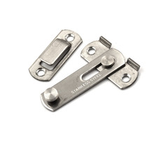 1Set Stainless Steel Slide Lock Home Safety Gate Door Guard Latch Bolt +4 Screws 20x50x70mm 2024 - buy cheap