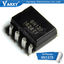 10PCS 6N137S SOP8 6N137SD SOP 6N137 SOP-8 SMD new and original IC 2024 - buy cheap