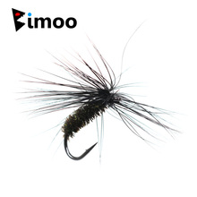 Bimoo 10PCS/Lot #10 Rainbow Brown Brook Trout Greyling Arctic Char Brown Wooly Bugger Fly Fishing Bug Lures Trout Fishing Flies 2024 - buy cheap