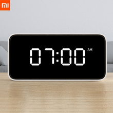 Stock Xiaomi Xiaoai Smart Alarm Clock Voice Broadcast Clock ABS Table Dersktop Clocks AutomaticTime Calibration Mi Home App E20 2024 - buy cheap
