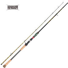Kingdom Black Cut Carton Spinning Casting Fishing Rod MH, H Power  Lure Weight 10-45g Fishing Rods 2.28m 2 SectionTravel Rods 2024 - buy cheap
