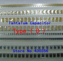 10 peças capacitor de tântalo 7343 tipo: d 477 470uf 4v 2024 - compre barato