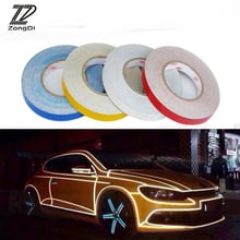 ZD 500*1CM For Hyundai Tucson 2017 Solaris ix35 i30 Suzuki Swift Mitsubish ASX Car Warning Reflective Waterproof Strip Stickers 2024 - buy cheap