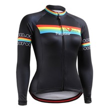 Breathable Black Cycling Jersey 2018 Women's Long Sleeve Cycling Clothing Spring Autumn Bike Bicycle Bicicleta Ciclismo Jersey 2024 - buy cheap