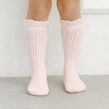 Sweet Newborn Baby Girl leg warmers Cotton Summer Infant Baby Knee High leg warmers Mesh breathable Cotton New leg warmers 2024 - buy cheap