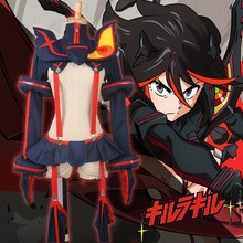 Anime KILL La KILL Ryuko Matoi Cosplay Costume Navy Blue Fashion Combat Uniform Activity Party Role Play Clothing Custom-Make 2024 - buy cheap