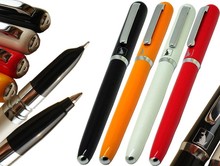Caneta ou gel caneta rollerball 4 cores para escolher kaigelu 381 canetas padrão escritório e escola papelaria frete grátis 2024 - compre barato