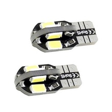 Wholesale New 4pcs/Lot Canbus 192 168 501 8smd 5630 5730 Led Car Light Canbus No Obc Error 194 W5W 8 Smd Bulb White 12V 2024 - buy cheap