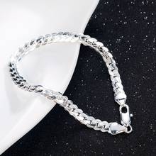 Pulseiras Plated Charm Bracelet With Lobster Clasps fit Men Women Bracelet Fashion Jewelry Women 5MM Snake Chain Bangle 2024 - buy cheap