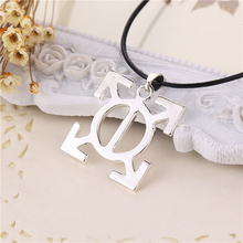 Thirty 30 Seconds To Mars Necklace Triad Silver Color Pendant Band Logo Orbis Epsilon Jewelry Leather Rope Men Women Wholesale 2024 - buy cheap