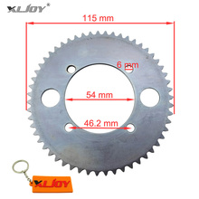 Silver 25H 55T Tooth 54mm Rear Sprocket For 47cc 49cc Engine Pocket Bike Mini ATV Quad 4 Wheeler Goped Scooter Motorcycle Parts 2024 - buy cheap