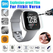 Película protectora de pantalla LCD de vidrio templado HD 9H para Fitbit Versa, pulsera de fitness, reloj rastreador de actividad 2024 - compra barato