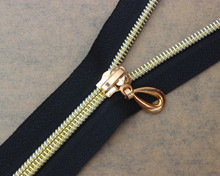 50piece 50cm Length Black Gold Tone Teeth Zipper Open-End Metal Zippers  for Sewing Coat Costumes Z49 2024 - buy cheap