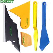 Car Tints 3D Carbon Fiber Vinyl Film Wrap Tool Glass Window Cleaning Rubber Squeegee Triangle Scraping Applicator Scraper K28 2024 - buy cheap