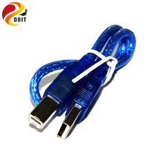 DOIT USB светло-голубой печати линии для Arduino Uno R3 Mega 2560 30 см 2024 - купить недорого