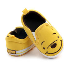 Baby Boy Shoes Casual Canvas First Walkers Cute Cartoon Moccasins Soft Sole Infant Shoes Newborn Footwear Yellow Toddler Shoes 2024 - buy cheap