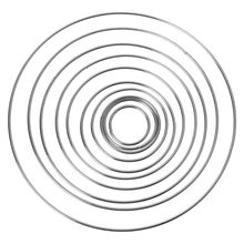 Круглый сварной металлический Ловец снов кольцо «Ловец снов» ремесло обруч DIY аксессуары 10 размеров 2024 - купить недорого