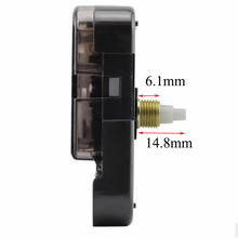 14.8mm Axis length Mute 12888 Clock Accessory Quartz Movement 6mm Black Screw Plastic Sweep Movement With Clock Hand DIY Clock 2024 - buy cheap