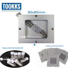 Universal 80*80mm/90*90mm BGA Reballing Station Reballing jig Stencil Holder PCB Chip Soldering Rework Repair 2024 - buy cheap