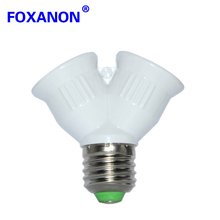 Лампа-держатель Foxanon, огнеупорный материал, E27-2, E27, адаптер на светильник 2024 - купить недорого