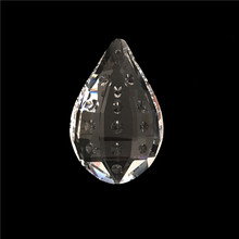 Pingente peças lustre 50mm cristal claro 32 embutido para iluminação prisma pendurado pendente cristal frete grátis 2024 - compre barato