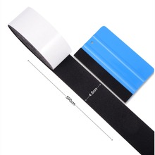 FOSHIO 500cm Scratch-less Spare Fabric Felt Edge for Carbon Fiber Vinyl Card Squeegee Car Film Wrap Felt Cloth Window Tint Tool 2024 - buy cheap