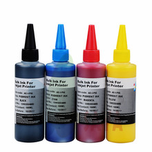 Pigment ink refill for Epson STYLUS C67 C87 C87PE CX4100 CX4700 CX3700 Printer Water based Black pigment ink CMY 4 color x 100ml 2024 - buy cheap