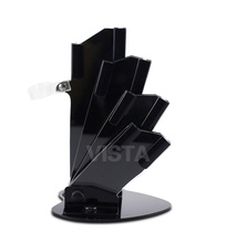 acrylic Black knife holder for 3" 4" 5" 6" knife + peeler knife blocks stand for ceramic knife set kitchen accessory 2024 - buy cheap