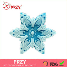 Silicone Soap Floating Candle Mold Snowflake Soap Mold , Handmade Cake Decoration Fondant Mold Moulds Silicone Rubber PRZY 2024 - buy cheap