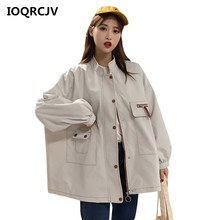 2019 chaqueta de primavera abrigo cortaviento para mujer Harajuku suelta chaqueta Bomber Casual básica abrigo chaqueta ropa superior R207 2024 - compra barato