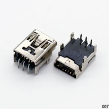 1X DIY MIni USB B 5 pins female jack 90 degree plane connector socket interface Welding plug For Phone mp3 mp4 Tablet ect. 2024 - buy cheap